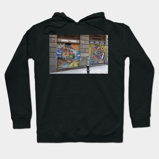 Street Art Hoodie by Memories4you